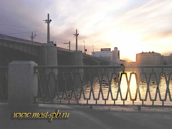 Кантемировский мост. Рассвет